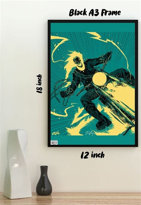Ghost Rider Bike Poster – Posterwa