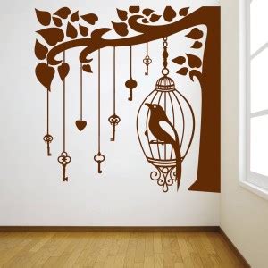 Decor Villa 43 cm Decor villa bird in the cage Wall Decal & Sticker ...