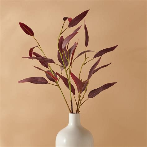 Buy Botanical Artificial Eucalyptus Leaf Branch - 38cm from Home Centre ...
