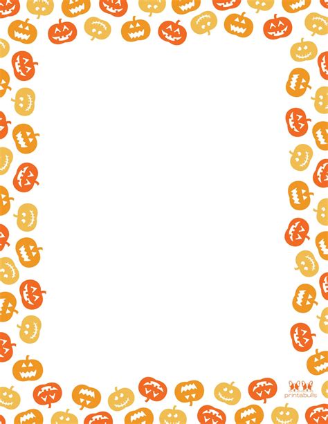 Free Printable Halloween Borders - Printable Templates