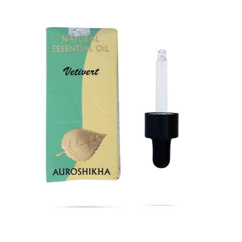 Auroshikha Vetiver Essential Oil - 10 ml | Aromatherapy Oil/ Vetiver D