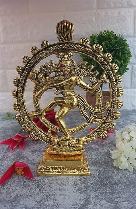 Buy pranjals house Metal Natraj Statue Lord Shiva Dancing Decorative ...