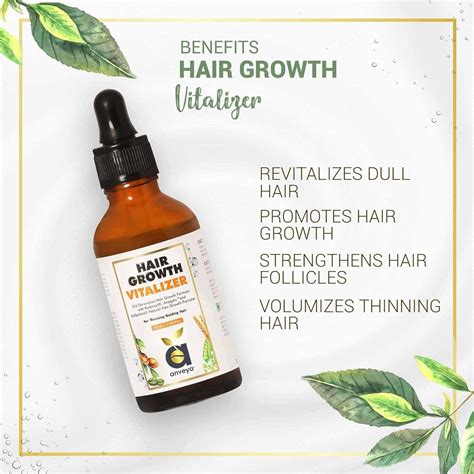 Buy ANVEYA HAIR GROWTH VITALIZER SERUM 50ML X PACK OF 2 Online & Get ...