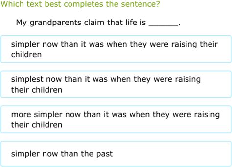 IXL - Avoid double, illogical and unclear comparisons (Class X English ...