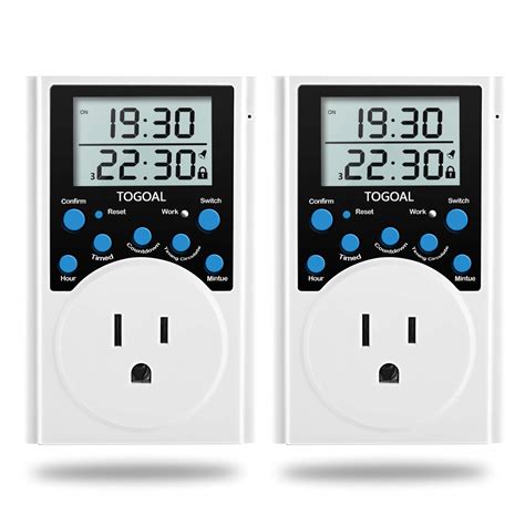 Digital Infinite Repeat Cycle Timer Plug with Countdown and 24 Hour ...