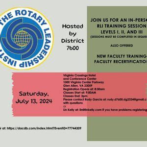 Join Mid-Atlantic RLI - Rotary Leadership Institute for faculty ...