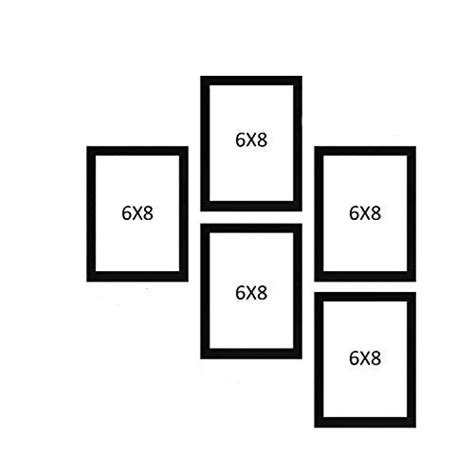 Set of 5 Photo Frames with Mount, Wholesale Price | Size 6x8 Inches ...