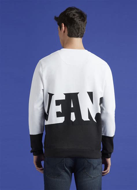 White Colour Block Full Sleeve Sweatshirt | Pepe Jeans India