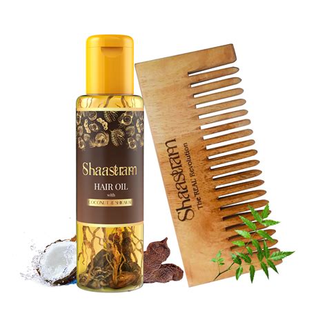 Coconut Shikakai anti-dandruff herbal hair oil 100ml with Pure Neem Co ...