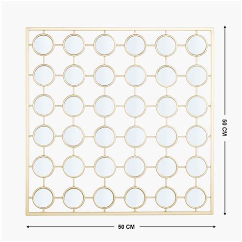 Buy Panorama Fresco Metal Decorative Wall Mirror from Home Centre at ...