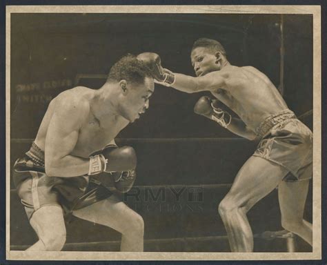 Lot # 657: 1943 Sugar Ray Robinson, "Battles Henry Armstrong" Unique ...
