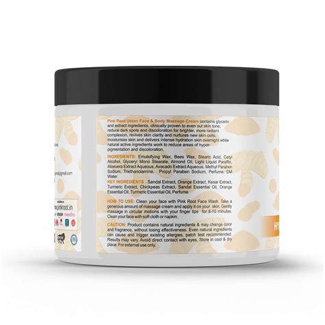 Buy PINK ROOT UBTAN MASSAGE CREAM 100GM Online & Get Upto 60% OFF at ...