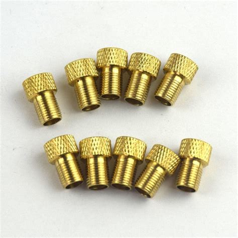 Aswadh 10pcs Car Bike Tire Tube Pump Presta to Schrader Valve Converter ...