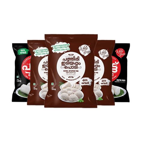 White Bross Easy Idiyappam and Puttu Podi 5KG Combo | Pathiri Idiyappam ...