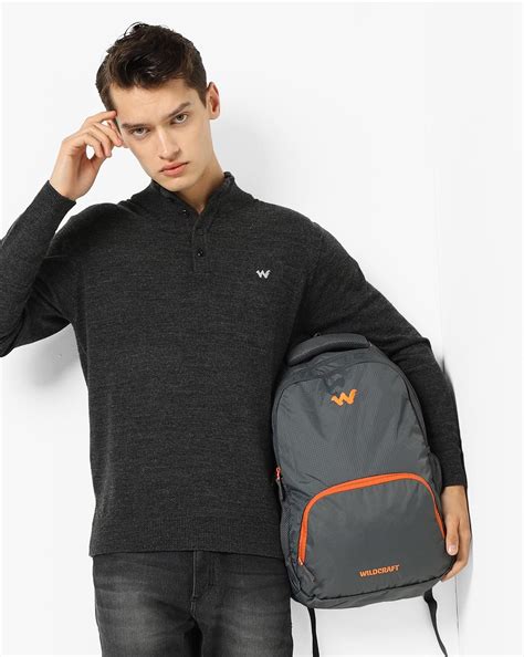 Buy Grey Wildcraft Textured 19" Laptop Backpack | AJIO