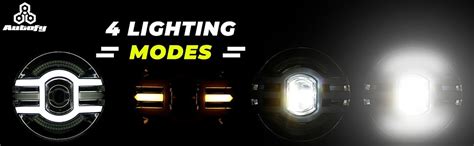 Autofy 1 YEAR WARRANTY 7 Inch LED Headlight White DRL Turn Signal ...