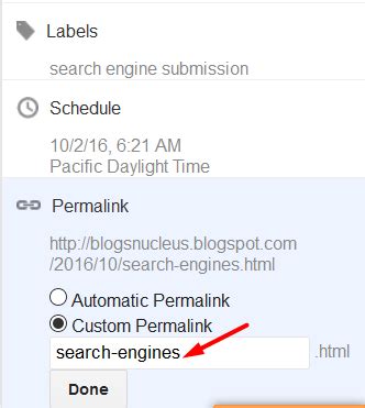 Image result for Blogger Permalink