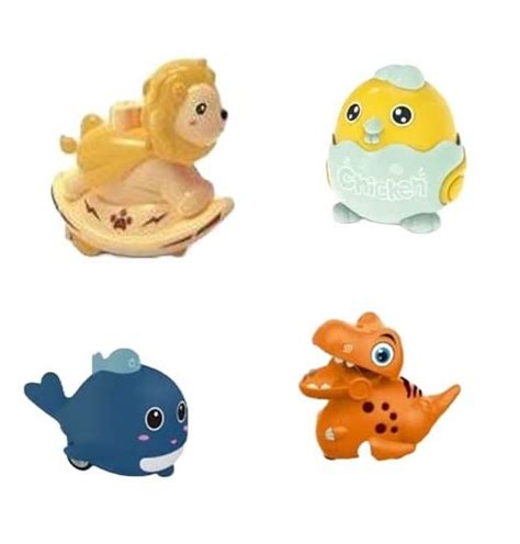 Buy Globular Pressure Inertia Vehicle Friction Powered Press Animal Toy ...