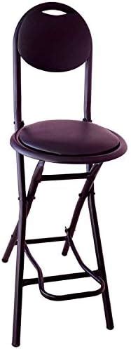 YANA New 24-inch Seating Height Strong Heavy Duty Folding Stool Chair ...