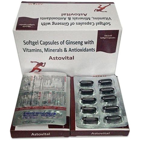 ASTOVITAL Softgel Capsules Astam Healthcare Pvt. Ltd.