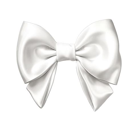 White Silk Bow Isolated, White, Bow, Silk PNG Transparent Image and ...