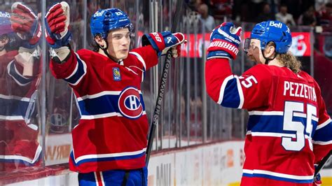 Juraj Slafkovsky nets a hat trick by the second period for Canadiens ...