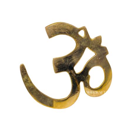 BRASS WALL HANGING OM FOR POOJA ROOM – She Crafts In