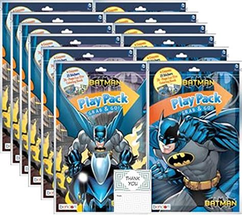 Batman Grab n Go Play Packs Bundle Children's Party Favor Pack (12 ...