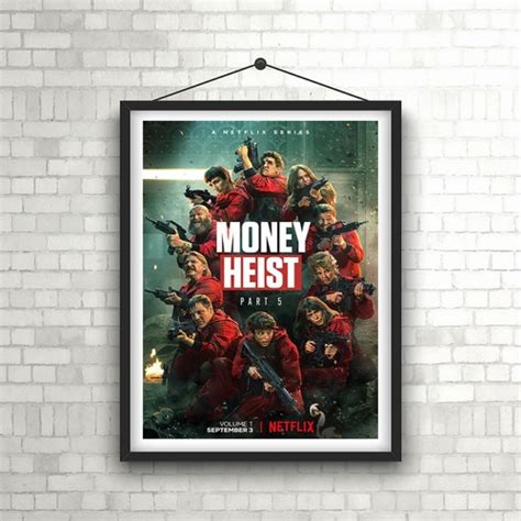 Unbranded Buy Money Heist Vintage TV Show Poster Online India | Ubuy