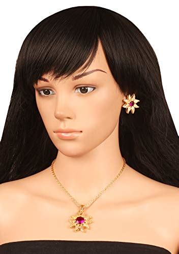 Buy Touchstone Ethnic Indian Style Pendant Set for Women at Amazon.in