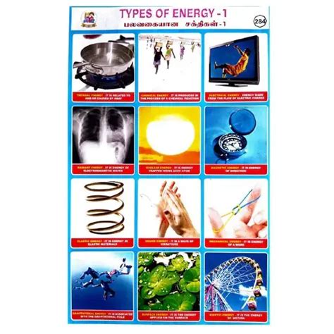 Types Of Energy-1 School Project Chart Stickers