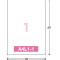 コクヨ 紙ラベル（下地がかくせるタイプ）ノーカット 20枚 A4 KPC－SK101－20 ラベルシール ラベル用紙（下地が隠せる／修正タイプ ...