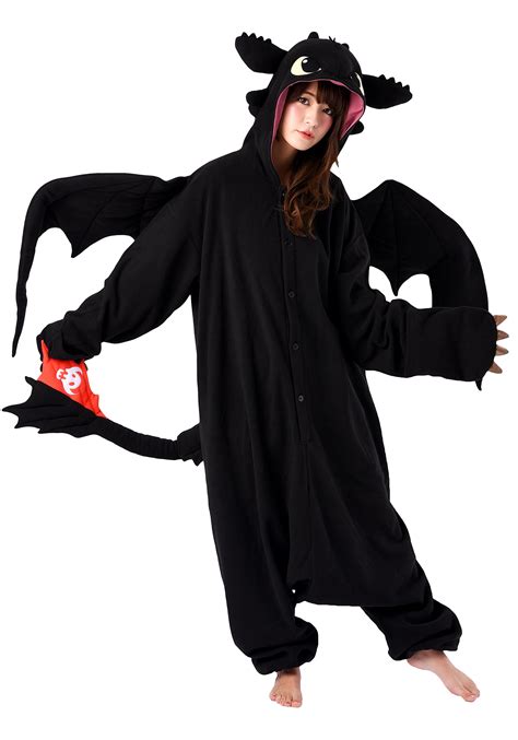 SAZAC Kigurumi - How to Train Your Dragon - Toothless - Onesie Jumpsuit ...