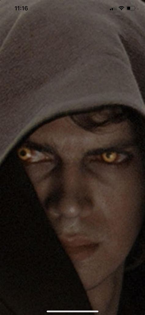 What made Anakin’s eyes turn yellow after joining the Sith? : r/StarWars