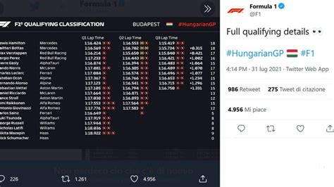 F1, Ungheria: pole ad Hamilton, Bottas e Verstappen alle sue spalle