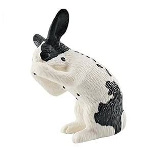 CALANDIS™ 4xRabbit Figurines Preschool Rabbit Playset Model for Xmas ...