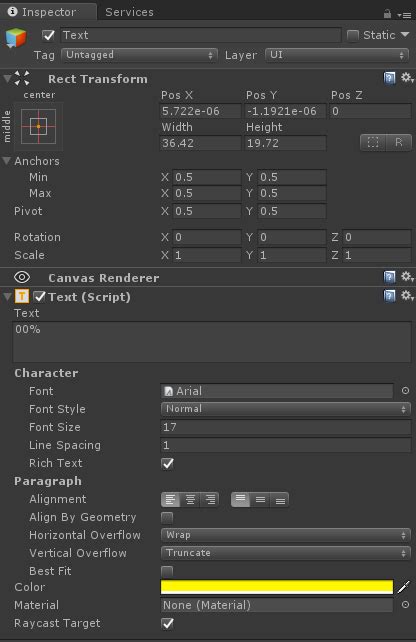Slider Unity C 的图像结果