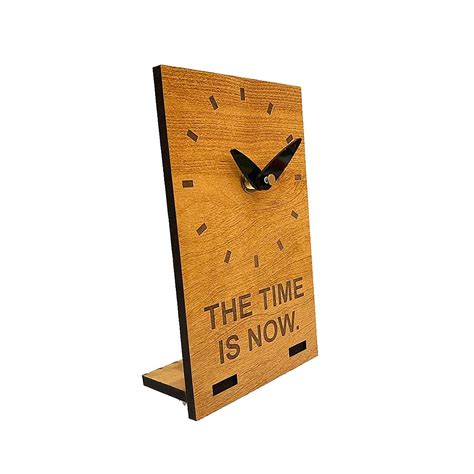 Buy BOYA Wooden Table Clock | Antique Table Clocks for Bedroom | Office ...