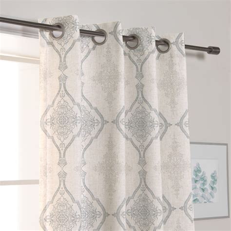 Best Home Fashion 84-in Grey Blackout Thermal Lined Grommet Single ...