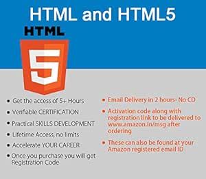 HTML and HTML5 : Amazon.in: Software