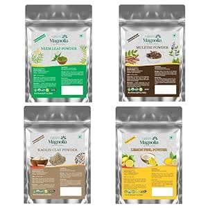 GREEN MAGNOLIA 4-in-1 Anti-Acne Detox Set Combo Neem Leaf Mulethi ...