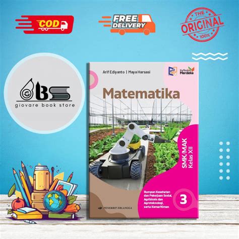 Jual BUKU MATEMATIKA KELAS 12 KESEHATAN ERLANGGA KURIKULUM MERDEKA ...