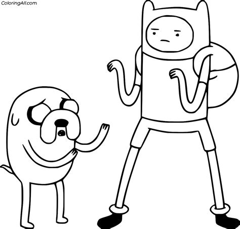 Adventure Time Coloring Pages (45 Free Printables) - ColoringAll