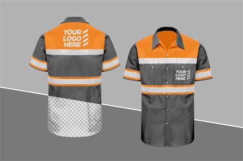 Work shirt mockup | Premium PSD