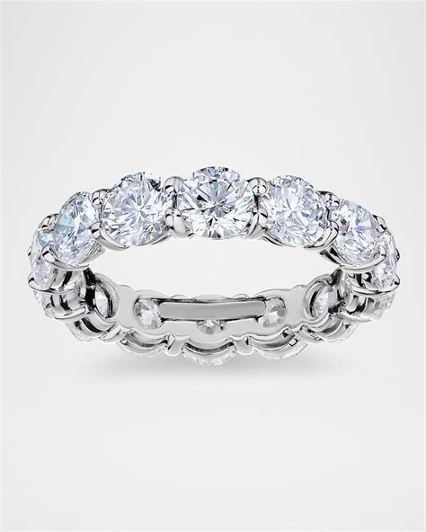 Neiman Marcus Diamonds Platinum Diamond Eternity Band, 6.02tcw, Size 6.75 | Neiman Marcus
