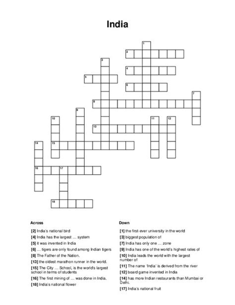 Flatbread From India Crossword 3 Letters at Jonathan Worgan blog