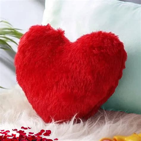 Webby Plush Heart Shape Cushion | Birthday Gift for Girls, Wife ...