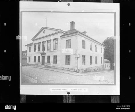 Repro -Photography - Upplands Student Nation, St. Larsgatan, Uppsala before 1914. Reproduction ...