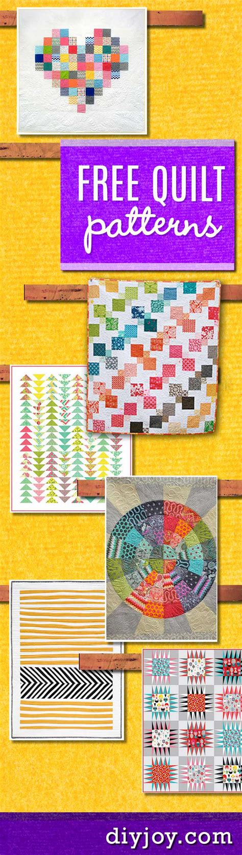 18 Free Quilt Patterns - Easy Quilt Tutorials