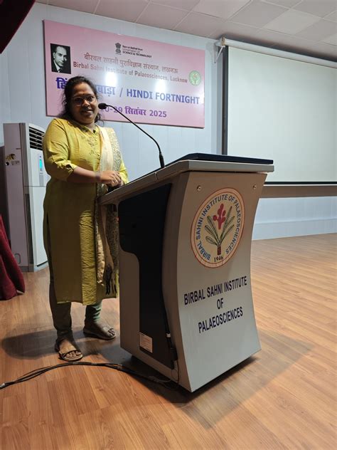 Rajbhasha Patal | Birbal Sahni Institute of Palaeosciences